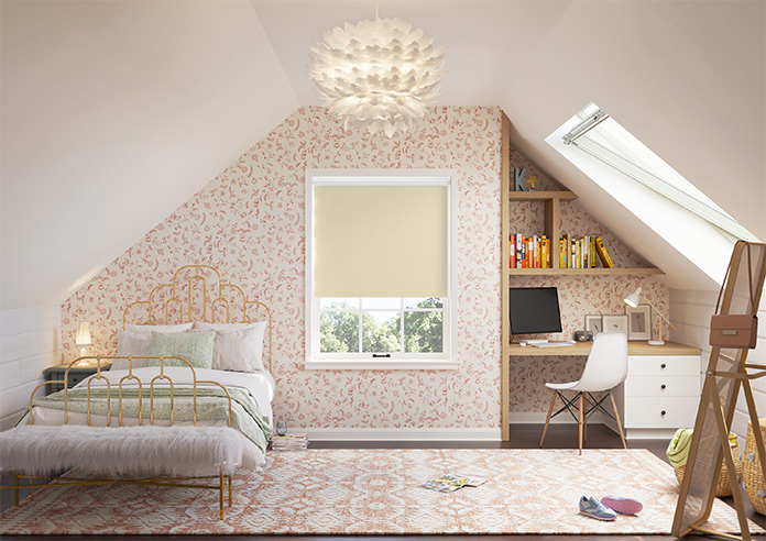Rimini (Blackout), Ecru - Roller Blind - Image 8